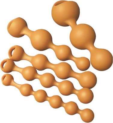 Анальні кульки з рідкого силікону Youxclian - 5 розмірів. Стимуляція G-точки, мастурбатор, для жінок та чоловіків.