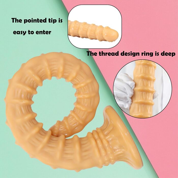 Гігантський Дилда Yasexx: Супердовгий Дилда з Чашкою для Вакууму, Простата, Стимуляція G-точки, для Чоловіків та Жінок (46 см)
