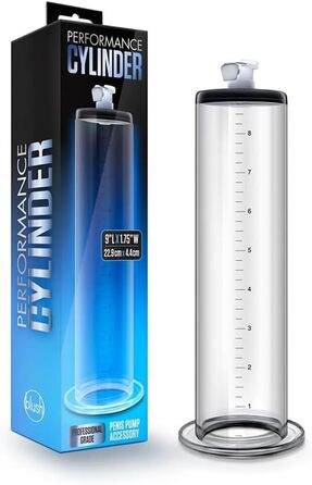 Прозора трубка з лінійкою для помпи для статевих органів, збільшення статевого члена, вакуумна помпа для чоловіків (H:30.5 * 5.7cm)