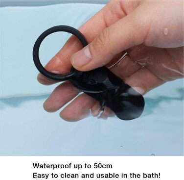 TENGA SVR: Вібруючий кільце для чоловічого статевого члена з підзарядкою, 7 режимів вібрації, чорний колір