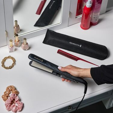 Випрямляч для волосся Remington Ceramic Straight S3500 з кераміко-турмаліновим покриттям, чорний