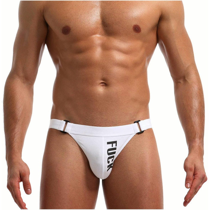 Чоловіча трусика-танга Alienjoy Jockstrap з бавовни (6 шт. в упаковці) – комфортна та сексуальна білизна