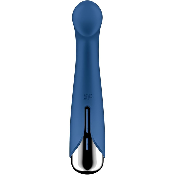 Вібратор для жінок Satisfyer Spinning G-Spot 1, синій | 16,5 см | 12 вібрацій, 5 програм | Водостійкий (IPX7)