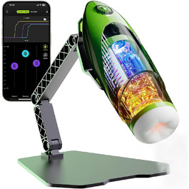 Електричний мастурбатор для чоловіків - бездротовий стакан з 10 режимами, телескопічною функцією та нагрівом 42°C