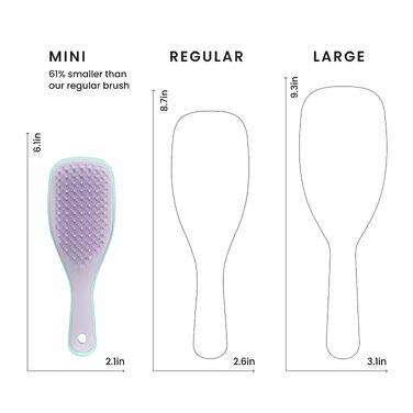 Дитяча щітка для волосся Tangle Teezer The Ultimate Mini — розплутувач для вологого волосся, зменшує ламкість та вузли, колір Wisteria Leaf (Гліцинія), 1 шт.