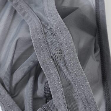 Танга чоловіча BIATWOWR, сірий, XXL, прозора білизна