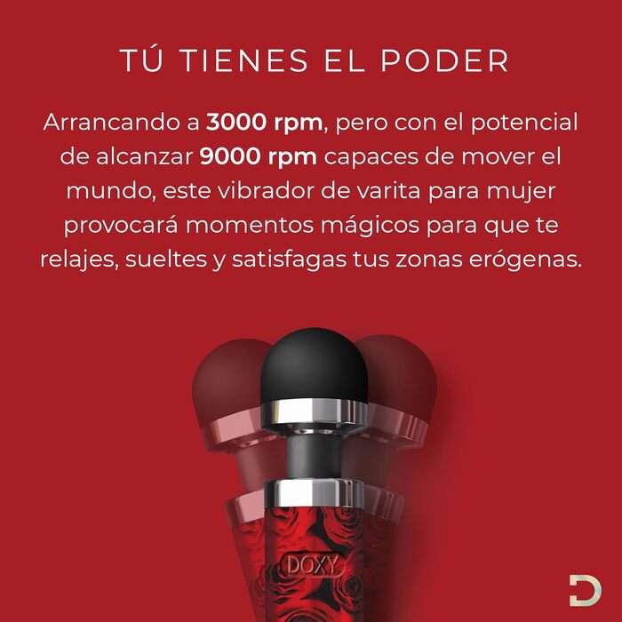 Масажер для жінок Doxy Die Cast 3 - бездротовий вібратор-паличка, рожевий
