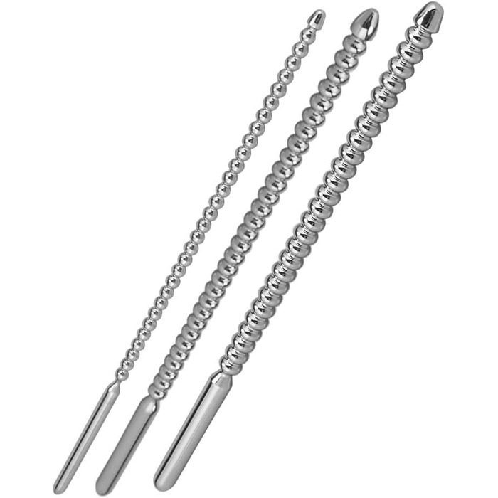 Набір розширювачів уретри з нержавіючої сталі Roluck для чоловіків (3 шт.)