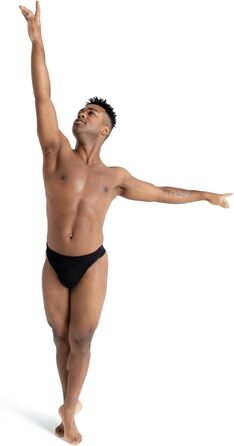 Танцювальний пояс-базовий шар Capezio для чоловіків, чорний, з підкладкою