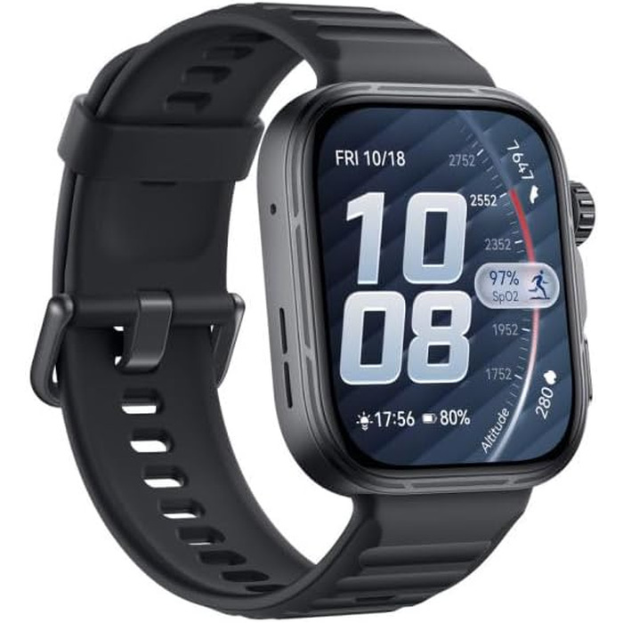 Смарт-годинник Huawei Watch FIT 3 (Standalone, Чорний) — 4,7 см дисплей, NFC, GPS, моніторинг серця та SpO₂, захист 5 ATM, до 10 днів автономності