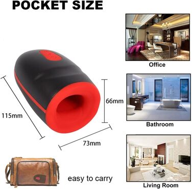 Електричний мастурбатор для чоловіків з 6 режимами вібрації, автоматичний стакан, SM еротичний стимулятор