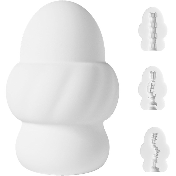 Яєчко для мастурбації Seckoe, TPE, 3 шт. (набір) - для дорослих