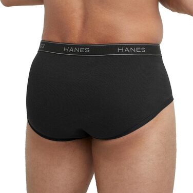 Труси чоловічі Hanes Tagless, середньою посадкою, чорні, швидковисихаючі