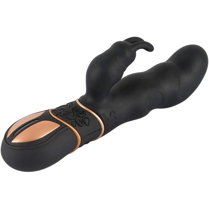 Вібратор ORION Rabbit-Vibrator: інтенсивна стимуляція, тиха робота, чорний/золотий