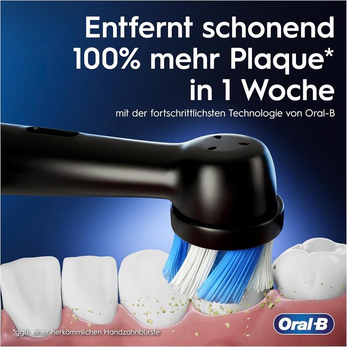 Електрична зубна щітка Oral-B iO Series 5, чорна (Matt Black) — 5 режимів чищення, з дорожнім футляром та 1 насадкою
