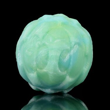 Секс-іграшка Liebeskugeln Alien Sporen Eier - 3 шт. з Platinum Silicone для стимуляції, діаметр 3,4 см, довжина 4,2 см