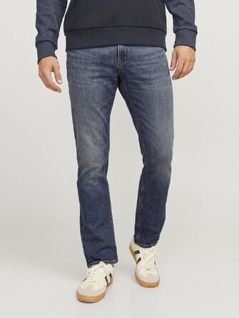 Чоловічі джинси Jack & Jones Regular Fit JJICLARK синього кольору, Denim