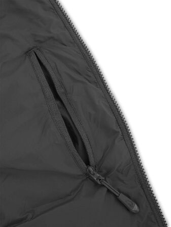 Чоловічий утеплений жилет normani стібаний, вітрозахисний зимовий жилет для активного відпочинку з коміром-стійкою та кишенями на блискавці, сірий, розмір M