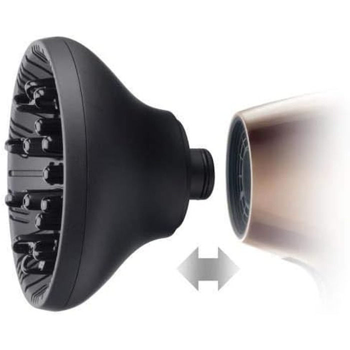 Фен для волосся Remington Ionen Air3D D7777 бронзовий: іонізація, 3D-потік повітря, 3 температурні та 2 швидкісні режими, дифузор та 2 насадки-концентратори
