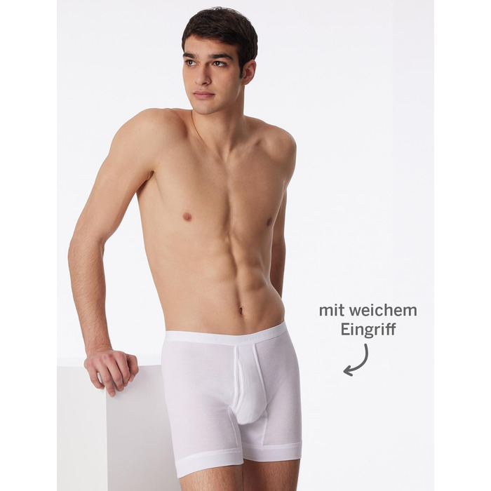 Труси чоловічі Schiesser 2 шт. Sportslip з вирізом, Original Feinripp, XXL, чорний