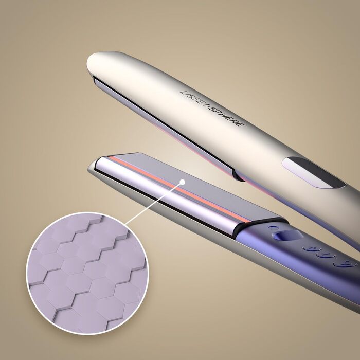Вузький випрямляч для волосся Cecotec Lisse i-Sphere: інфрачервона технологія, вібруючі пластини, керамічне турмалінове покриття, 160-230°C