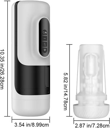 Електричний мастурбатор для чоловіків - чаша з насосом, вібрацією та підігрівом. Масажер для статевих органів
