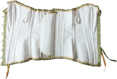 Корсет сексуальний жіночий, корсаж вінтажний готичний, бюстгальтер у стилі стимпанк, корсет-топ для жінок з великою грудьми, корсаж-шнурівка, талія, спідня білизна, корсет поверх грудей, корсет вампір (XXL, зелений)