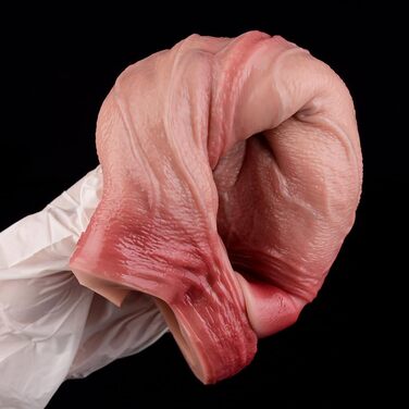 Реалістичний дилдо з рідкого силікону з венами, збільшувач пеніса, чоловічий секс-іграшка з кільцем для яєчок