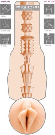 Fleshlight Tori Black Torrid - Реалістичний мастурбатор SuperSkin (Maitland Ward Lady)