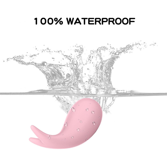Вібратор з дистанційним керуванням через додаток, 10 режимів вібрації для жінок, портативний G-spot вібратор для пар, рожевий
