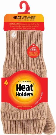Жіночі зимові терморукавички без пальців Heat Holders Choc Circles, теплі зігріваючі рукавички (2.3 tog)
