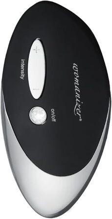 Womanizer PRO W500 - жіночий вібратор, стимулятор клітора, GOLD EDITION, чорний, хром