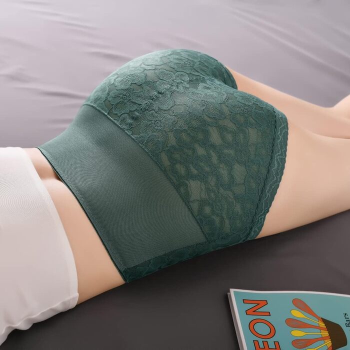 Шикарні жіночі труси-сліпи з високою талією, корсетний ефект, 3 шт. у наборі, BLKDOTS