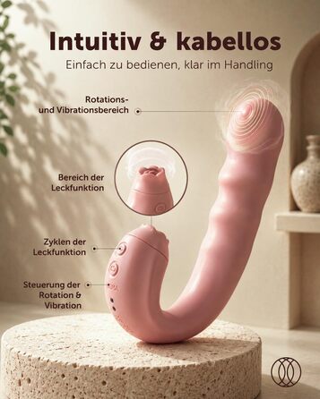 Вібратор жіночий INTIMA 3-в-1 з функцією зливу | Стимуляція G-точки та клітора | Ротаційний | Набір вібраторів для пар | Червоний