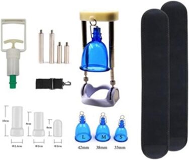 Набір для збільшення пеніса Yasexx 3 розміри, вакуумний екстендер для чоловіків (повний комплект)