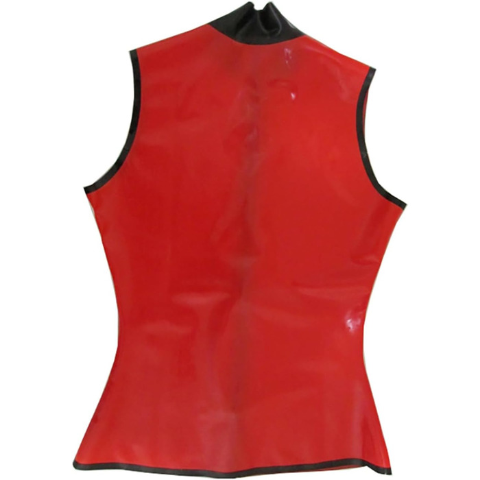 Латексна майка без рукавів для жінок, з натурального каучуку - ідеально для косплею та костюмів