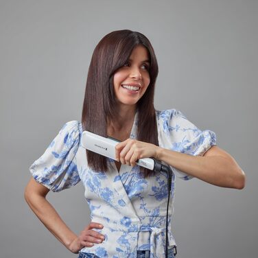 Випрямляч для волосся Remington Shine Therapy S8550 з керамічним покриттям, аргановою олією та вітаміном E, LCD-дисплей, 150-230°C