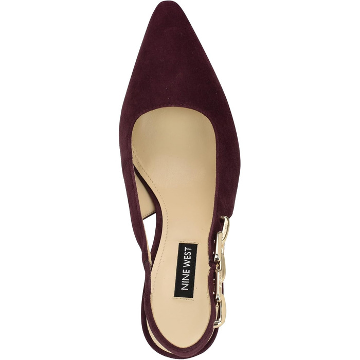 Жіночі туфлі-човники Nine West Veroni, замша, бордові (розмір 36.5 EU)