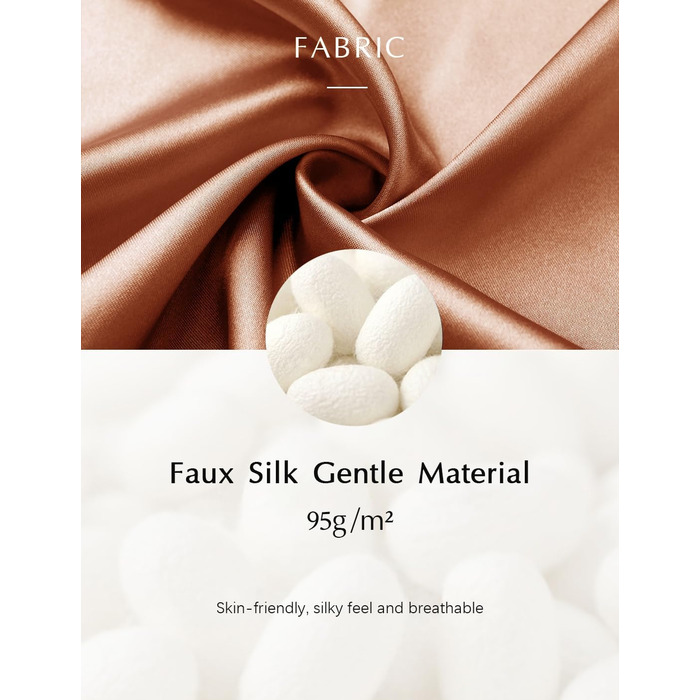 Халат жіночий довгий/короткий однотонний з мереживом, атласний, стиль кімоно, халат для дому, літній, універсальний розмір (карамель)