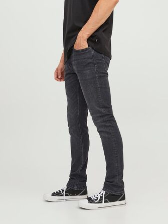 Чоловічі джинси Jack & Jones Slim Fit JJIGLENN JJORIGINAL чорного кольору, розмір 34W/34L