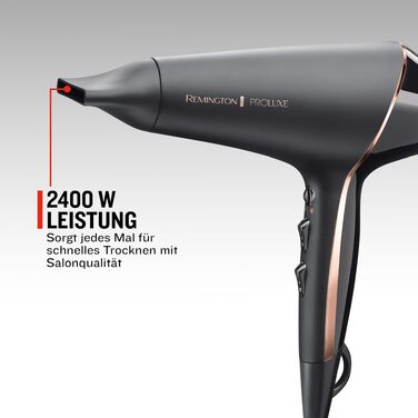 Випрямляч для волосся Remington PROluxe Midnight S9100B з керамічними пластинами 110 мм, цифровим дисплеєм та технологією OPTIheat (150-230°C)