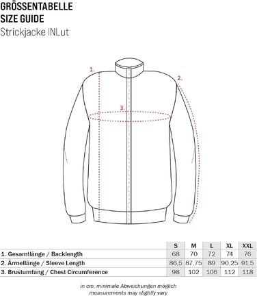 Чоловічий трикотажний кардиган Indicode Herren INLut з коміром-стійкою та блискавкою, чорний, розмір L