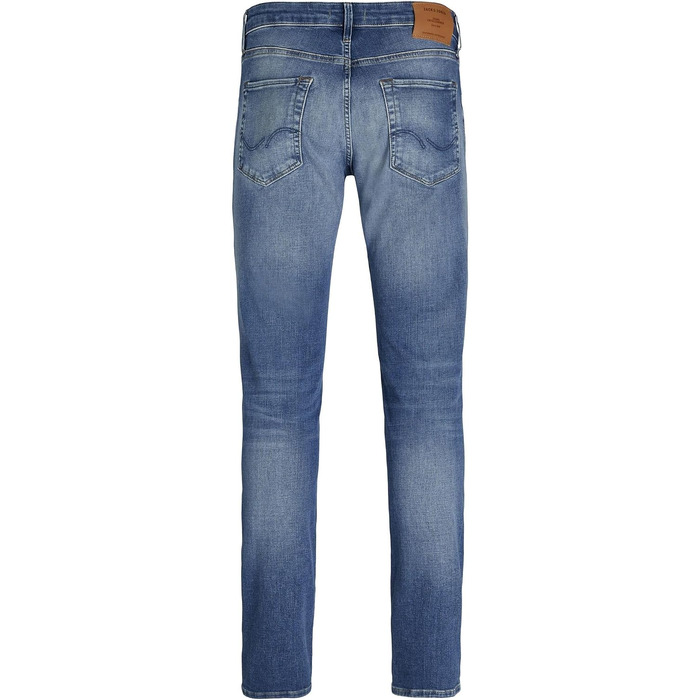 Чоловічі джинси Jack & Jones Slim Fit JJIGLENN синього кольору, denim