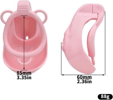 Кафес для пениса Jomyu з 4 кільцями для пениса, ремінь для пениса, SM-кафес, сліпучий одяг, сексуальна іграшка (колір м'яса)