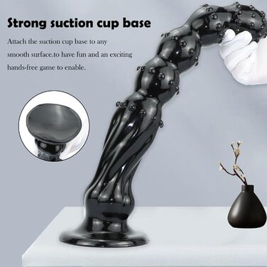 Анальний розширювач Yasexx Super Long з кулькою та чашею для масажу простати. Іграшка для дорослих для чоловіків та жінок (L)