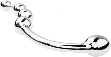 Металевий анальний плагін з нержавіючої сталі - дилдо для дорослих, унісекс. Іграшка для секс-ігор, мастурбації. Довгий бат-плаг, секс-машина.