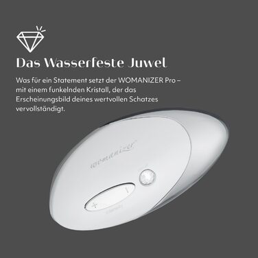 Womanizer PRO W500 - вібратор для стимуляції клітора, GOLD EDITION, 12 режимів, водонепроникний