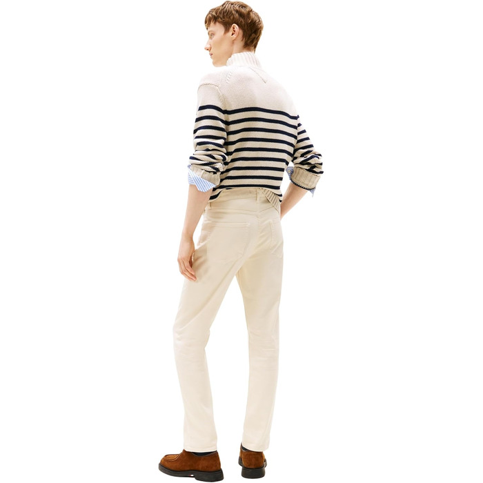Чоловічі джинси Tommy Hilfiger Denton Straight Fit, бежевий колір (Muslin), розмір 33W/36L