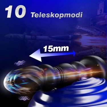 Вібратор для анусу з 10 режимами вібрації: стимуляція простати, для чоловіків та жінок, секс-іграшка