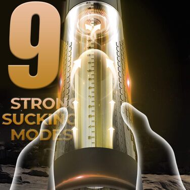 Електричний пеніс-насос Jinqian для збільшення та ерекції: 9 рівнів вакууму, тренажер для чоловіків